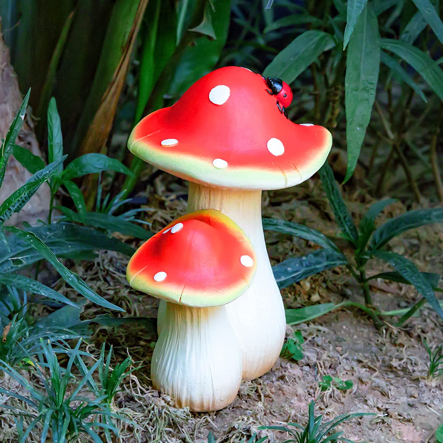 Garden Villa Garden Outdoor Resin Mushroom Decoration