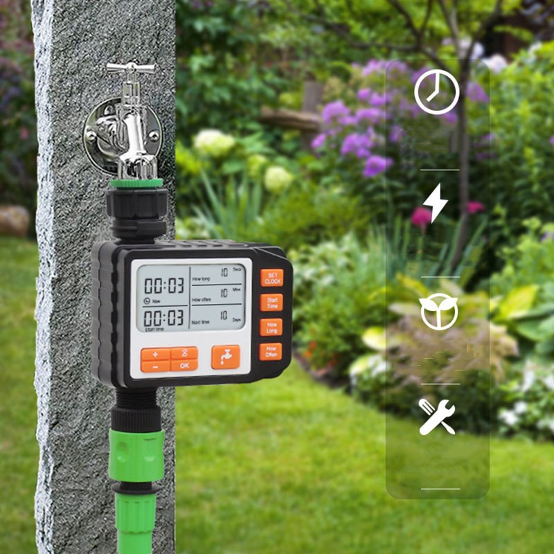 Garden Watering Timer Outdoor Automatic Electronic Watering Timer Irrigation Water Timeing Controller System