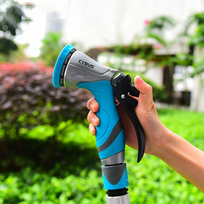 Garden Sprayer Water Spray Bottle Mist Gun Ten Modes Home Tools Accessories Aluminium Alloy Regadera Plant Watering Nozzle