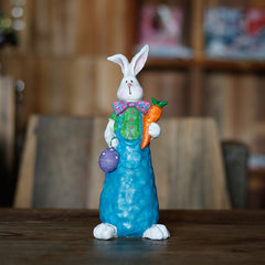 Whimsical Easter Rabbit Resin Garden Ornament