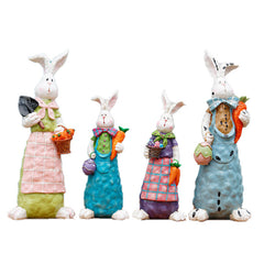Whimsical Easter Rabbit Resin Garden Ornament