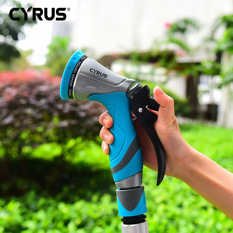 Garden Sprayer Water Spray Bottle Mist Gun Ten Modes Home Tools Accessories Aluminium Alloy Regadera Plant Watering Nozzle