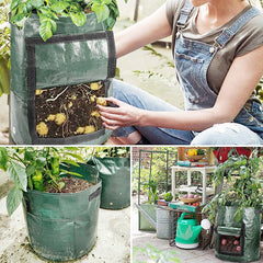 Potato Grow Bags Vegetable Planter Growing Bag DIY Fabric Grow Pot Outdoor Garden Pots Garden Tools Veget Garden