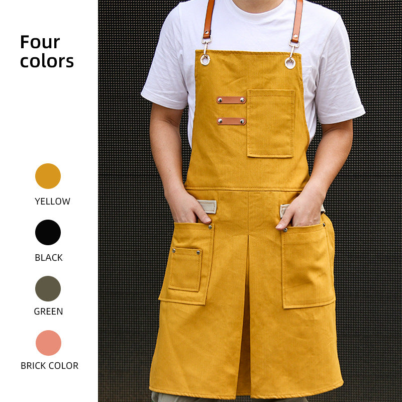 Outdoor Gardening Overalls Barber Barista Apron Whole Body