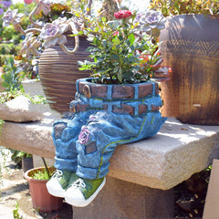 Garden Art Jeans Garden Decoration Flower Pot