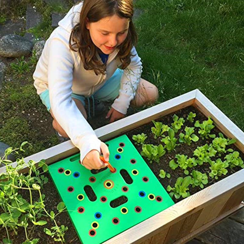Planting Templates for Square Gardening Seeds